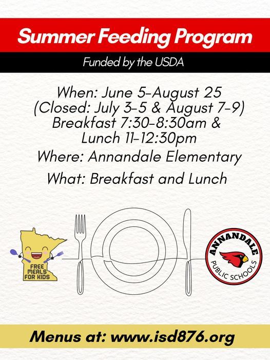  Summer Feeding Program - Funded by the USDA 